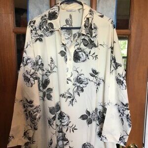 Printed High Low Shirt XL (16)